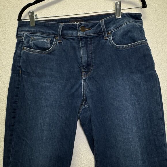 NYDJ Lift/Tuck Marilyn Straight Stretch Denim Jeans. Perfectly Broken In, 10P - Picture 1 of 6
